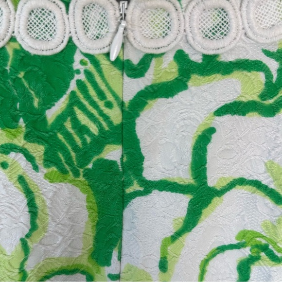 Vintage Lilly Pulitzer Mila Resort Heart Breaker Jacquard Lace Shift mini Dress - Picture 3 of 9